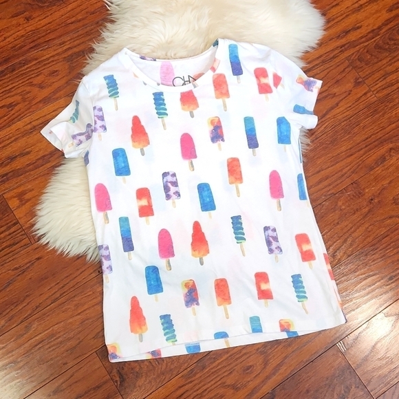 Chaser Tops - Chaser Popsicle Graphic Fitted Tshirt
